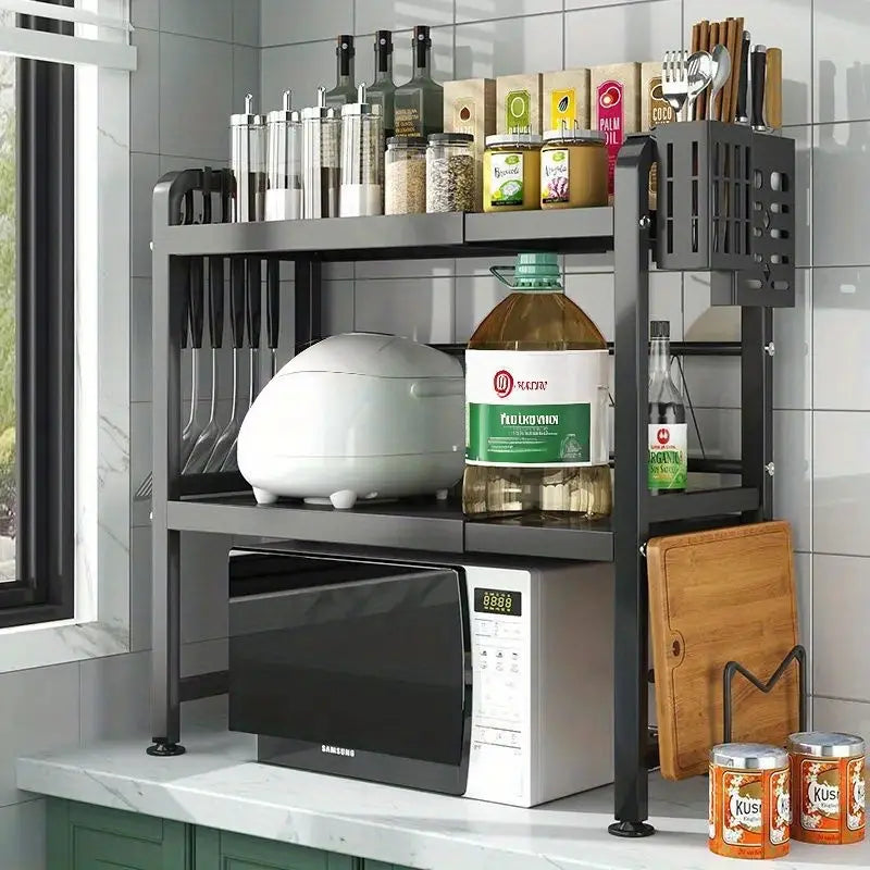 Couches de Étagère Micro-ondes Extensible