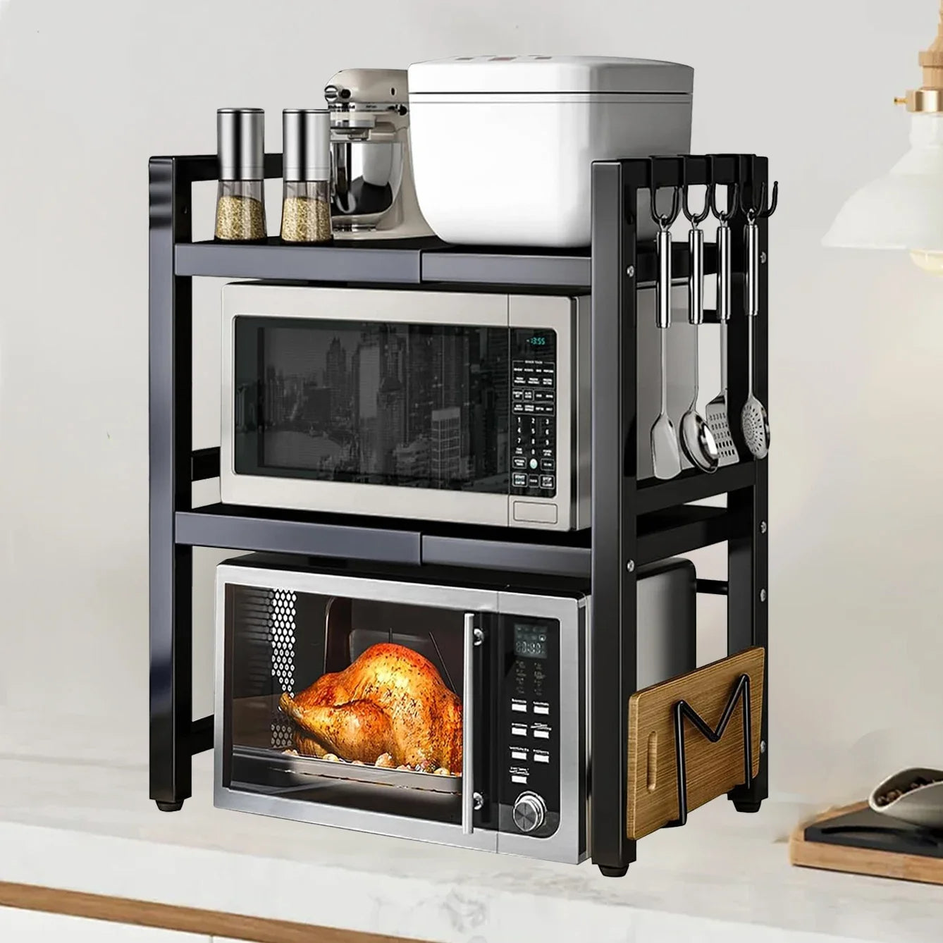 Couches de Étagère Micro-ondes Extensible