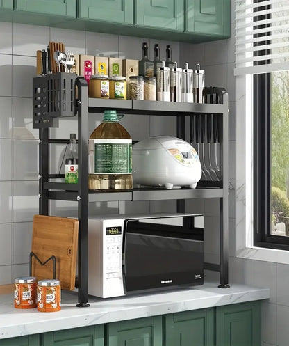 Couches de Étagère Micro-ondes Extensible